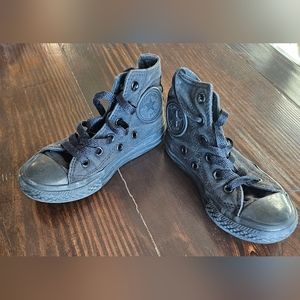 Boys Converse, Black, Size 10.5